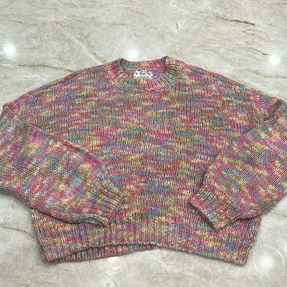 NEW Pink Republic | Multicolor‎ Marled Knit Sweater | Medium - Picture 4 of 8